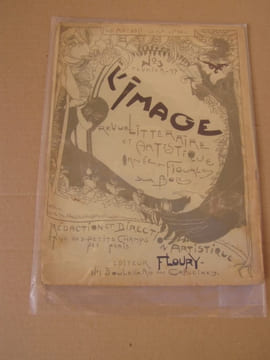 L'Image.Revue littéraire et artistique ornée de figures sur bois.- Edition originale de la collection complète de L'image, parue entre 1896 et 1897. ...
