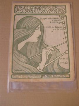 L'Image.Revue littéraire et artistique ornée de figures sur bois.- Edition originale de la collection complète de L'image, parue entre 1896 et 1897. ...