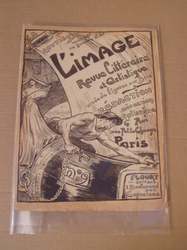 L'Image.Revue littéraire et artistique ornée de figures sur bois.- Edition originale de la collection complète de L'image, parue entre 1896 et 1897. ...