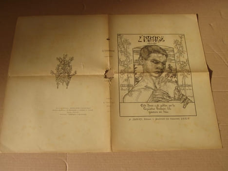 L'Image.Revue littéraire et artistique ornée de figures sur bois.- Edition originale de la collection complète de L'image, parue entre 1896 et 1897. ...