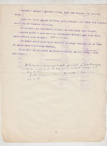 DITES LE AVEC DES FLEURS, nouvelle policière - TAPUSCRIT corrigé ; avec corrections autographes