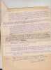LES NIECES DE LA MULE DU PAPE- pièce de theatre  manuscrit - TAPUSCRIT corrigé. RICHTER (Charles de) - Charles de Richter