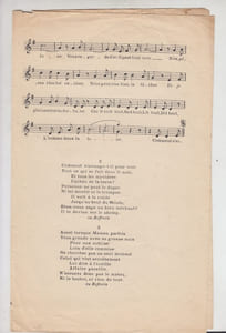 L'Homme dans la lune, one-step. Paroles de Charles de Richter. Orchestré par F. Combelle, avec piano conducteur