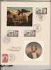 NAPOLÉON Ier. Bicentenaire 1769-1969,  plaquette philatélique La Guilde du Timbre contenant 8 timbres premier jour. . NAPOLÉON Ier. Bicentenaire ...
