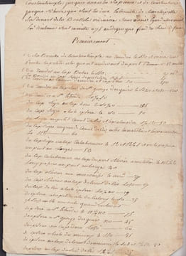 MANUSCRIT marine navigation - Constantinople ; route détroit du Bosphore .... MANUSCRIT marine