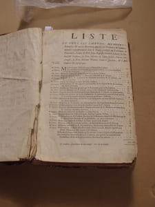Procès en sorcellerie : AFFAIRE GIRARD-CADIÈRE.Recueil des factums de la demoiselle Catherine Cadiere . Du Pere Jean-Baptiste Girard Lesuite,... Du Pere Estienne-Thomas Cadiere,... De messire François Cadiere,... et du Pere Nicolas de Saint-Joseph,...Liste Contenant tous les factums, mémoires, réponses & autres ecritures qui ont été produites & communiquées respectivement dans le procès pendant au parlement de Provence (Texte imprimé) + manuscrit in fine daté 1732 : lettres au Chancelier à Mrg le président de Maliverny etc; (inédit)
