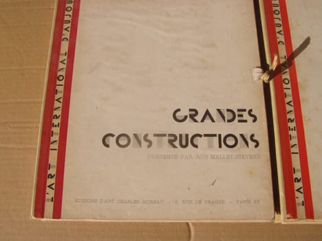 Grandes Constructions (présentées par Rob Mallet-Stevens)- L'ART INTERNATIONAL D'AUJOURD'HUI Volumes 1 & 2 : Grandes Constructions (présentées par Rob ...