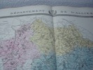 Carte du Département de l'ALLIER  avec vue de Moulin  dréssée par Donnet. Alexis Donnet DONNET ,FREMIN et LEVASSEUR ou DONNET and MONIN