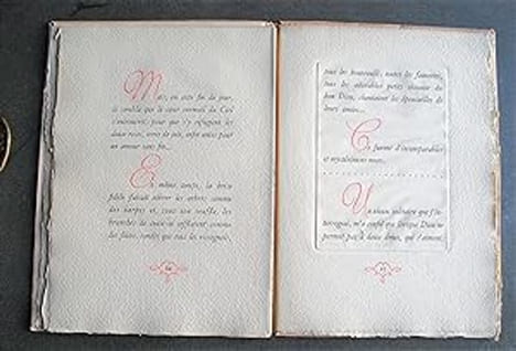 Le mariage des roses. Conte. Illustré de pointes sèches originales de Léon COURBOULEIX.. [COURBOULEIX (Léon)] - LACOMBE (Henri).-