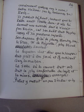 Manuscrit : Le souper d'Auteuil (Nicolas BOILEAU, dit BOILEAU-DESPRÉAUX ), manuscrit autographe inédit ?; avec dessins aquarèllés. LARGUIER Léo - (La ...
