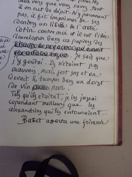 Manuscrit : Le souper d'Auteuil (Nicolas BOILEAU, dit BOILEAU-DESPRÉAUX ), manuscrit autographe inédit ?; avec dessins aquarèllés. LARGUIER Léo - (La ...