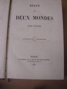 Revue des Deux Mondes 1845 xive année- tome 11- Juillet Août Septembre 1845. Revue des Deux Mondes 1845