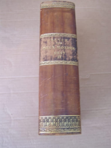 Revue des deux mondes tome XX annee octobre à décembre 1847; Gérard de Nerval- Scènes de la vie orientale;etc