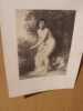 BAIGNEUSE . lithographie originale sur chine collé. FANTIN-LATOUR H.