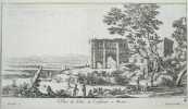 Veuë de l'Arc de Constantin a Rome. Silvestre F. Israël excudit - Eau-forte originale; tirage d'époque.. SILVESTRE Israel