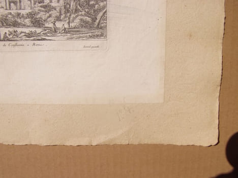 Veuë de l'Arc de Constantin a Rome. Silvestre F. Israël excudit - Eau-forte originale; tirage d'époque.. SILVESTRE Israel