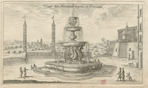 Veue de Montedragon a Frescati