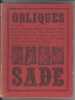 SADE. Obliques, numéro 12-13 dirigé par Michel CAMUS.Bataille, Barthes, Benoit, Blanchot, Bourgeade, Breton, Faye, Finas, Guyotat, Heine, Klossowski, ...