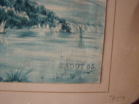 8 dessins aquarellés sur Aix-les-Bains. Aix-les-Bains