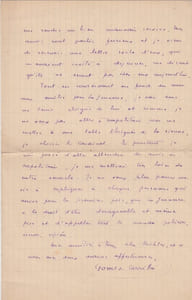 Belle Lettre manuscrite signée à Charles de Richter , 2 pages