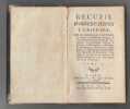 Recueil d'observations curieuses, sur les moeurs, les coutumes, les usages, les différentes langues, le gouvernement, la mythologie, la chronologie, ...