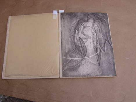La Chasse du Faon rose, sur papier japon nacré + dédicace - livre de peintre illustré. Pierre Guéguen 1889-1965 (Auteur), Arpad Szenes (Illustrateur), ...