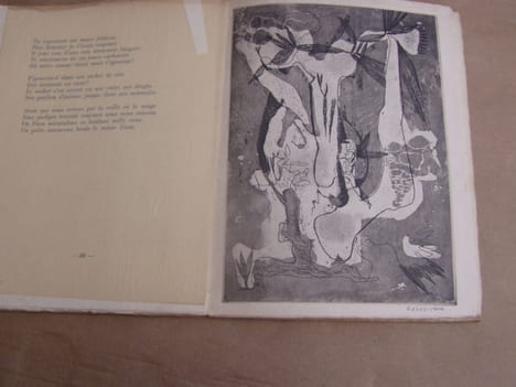 La Chasse du Faon rose, sur papier japon nacré + dédicace - livre de peintre illustré. Pierre Guéguen 1889-1965 (Auteur), Arpad Szenes (Illustrateur), ...