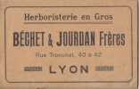 Catalogue PLANTES MEDICINALES - RECOLTE 1916 - BECHET ET JOURDAN. COLLECTIF BECHET ET JOURDAN herboriste