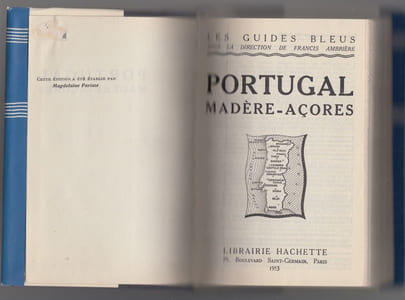 Guides bleus: Portugal, Madère, Açores.