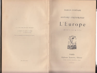 Histoire Universelle : l'EUROPE de 872 à 1122 ap.J.C.