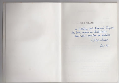 RADE FORAINE.. BOUHIER (Jean)