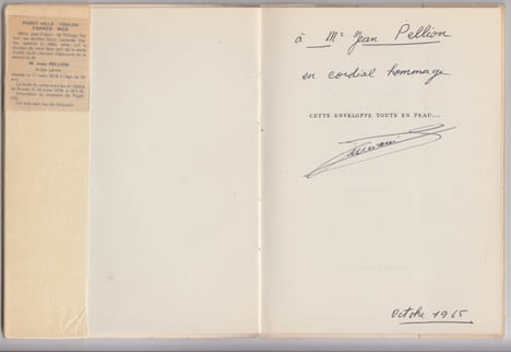 Cette enveloppe toute en peau... poémes.. CRUCIANI François