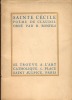 SAINTE CECILE Poème orné par R. Bonfils.. CLAUDEL P. 