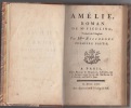 Amélie. Première partie : roman de Fielding / trad. de l'anglois par madame Riccoboni. Fielding, Henry (1707-1754) 