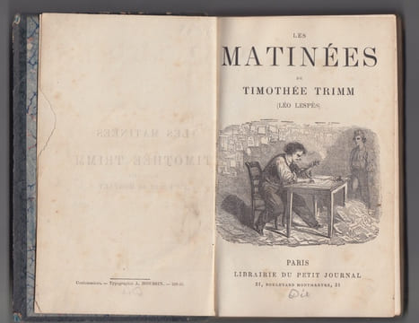 Les matinées de Timothée Trimm,illustrées par Henry de Montaut,. Lespès, Léo (pseud. Trimm Timothée)