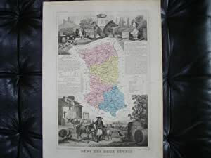 DEUX-SEVRES ,Carte : . LEVASSEUR V.