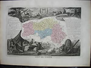 ORNE ,Carte : . LEVASSEUR V.