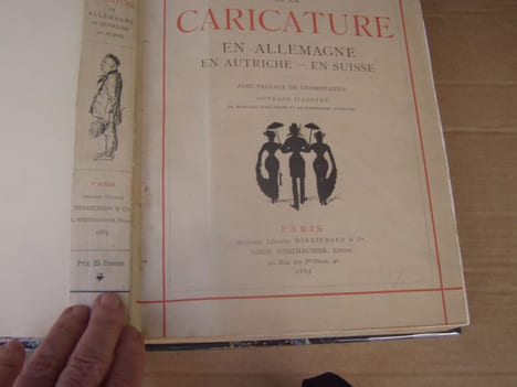 LES MOEURS ET LA CARICATURE EN ALLEMAGNE,en AUTRICHE-EN SUISSE-avec préface de CHAMPFLEURY- . GRAND-CARTERET John