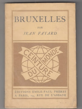 BRUXELLES- . FAYARD Jean-