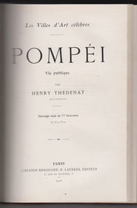 POMPEI : histoire -vie privée - vie publique - PALERME & SYRACUSE