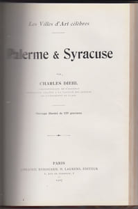POMPEI : histoire -vie privée - vie publique - PALERME & SYRACUSE
