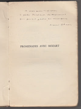 PROMENADES AVEC MOZART - l'homme, l'oeuvre, le pays . GHEON , Henri
