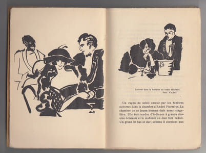 Apprentissage.Croquis de Jean Laverdet.