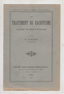 Le traitement du rachitisme à la fin du XVIIIe siecle et de nos jours,