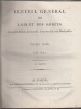 Recueil général des Lois et Arrêts en matière civile, criminelle, commerciale et droit public. Tome XIX (An 1819).1e et 2e  partie:jurisprudence de la ...
