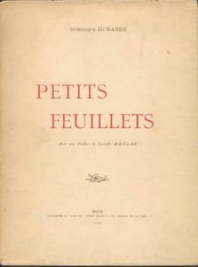 PETITS FEUILLETS - avec une préface de C.Mauclair- 