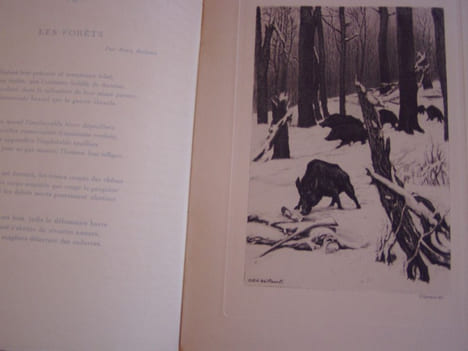 En Lorraine (1914-1916). Préface de Maurice Barrès. Illustrations de O.D.V. Guillonnet gravées par Gauguet. LINZELER (R.)