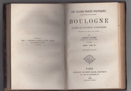 Grands procès politiques (les) Strasbourg d'après les documents authentiques, Boulogne d'après les documents authentiques