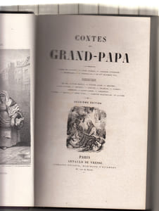 CONTES DU GRAND-PAPA, PAR MESSIEURS L'ABBE DE SAVIGNY, LEON GUERIN, ORTAIRE FOURNIER, L. MICHELANT, T. CASTELLAN ET MME EUGENIE FOA
