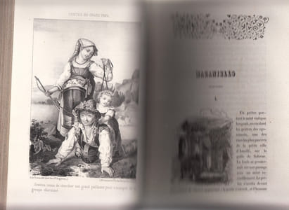 CONTES DU GRAND-PAPA, PAR MESSIEURS L'ABBE DE SAVIGNY, LEON GUERIN, ORTAIRE FOURNIER, L. MICHELANT, T. CASTELLAN ET MME EUGENIE FOA